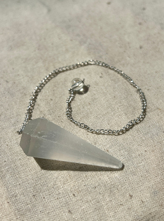 Selenite Pendulum