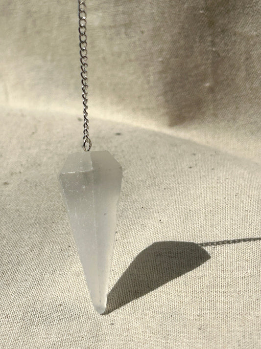 Selenite Pendulum