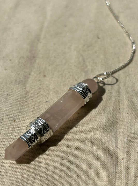 Rose Quartz Pendulum