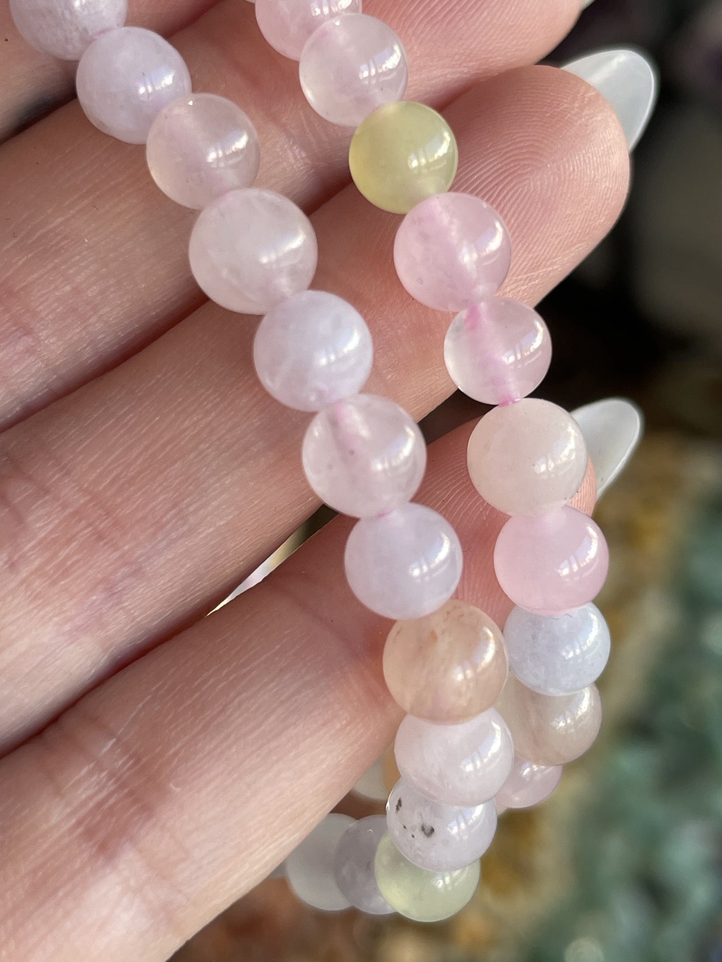 Morganite 6mm Bracelet