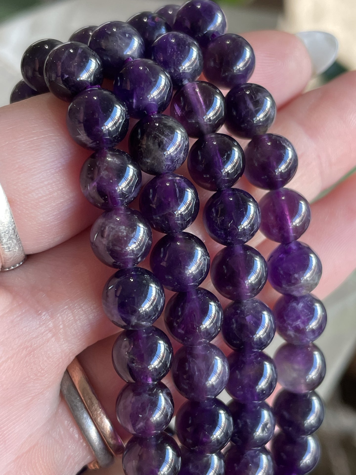 Amethyst 7mm Bracelet