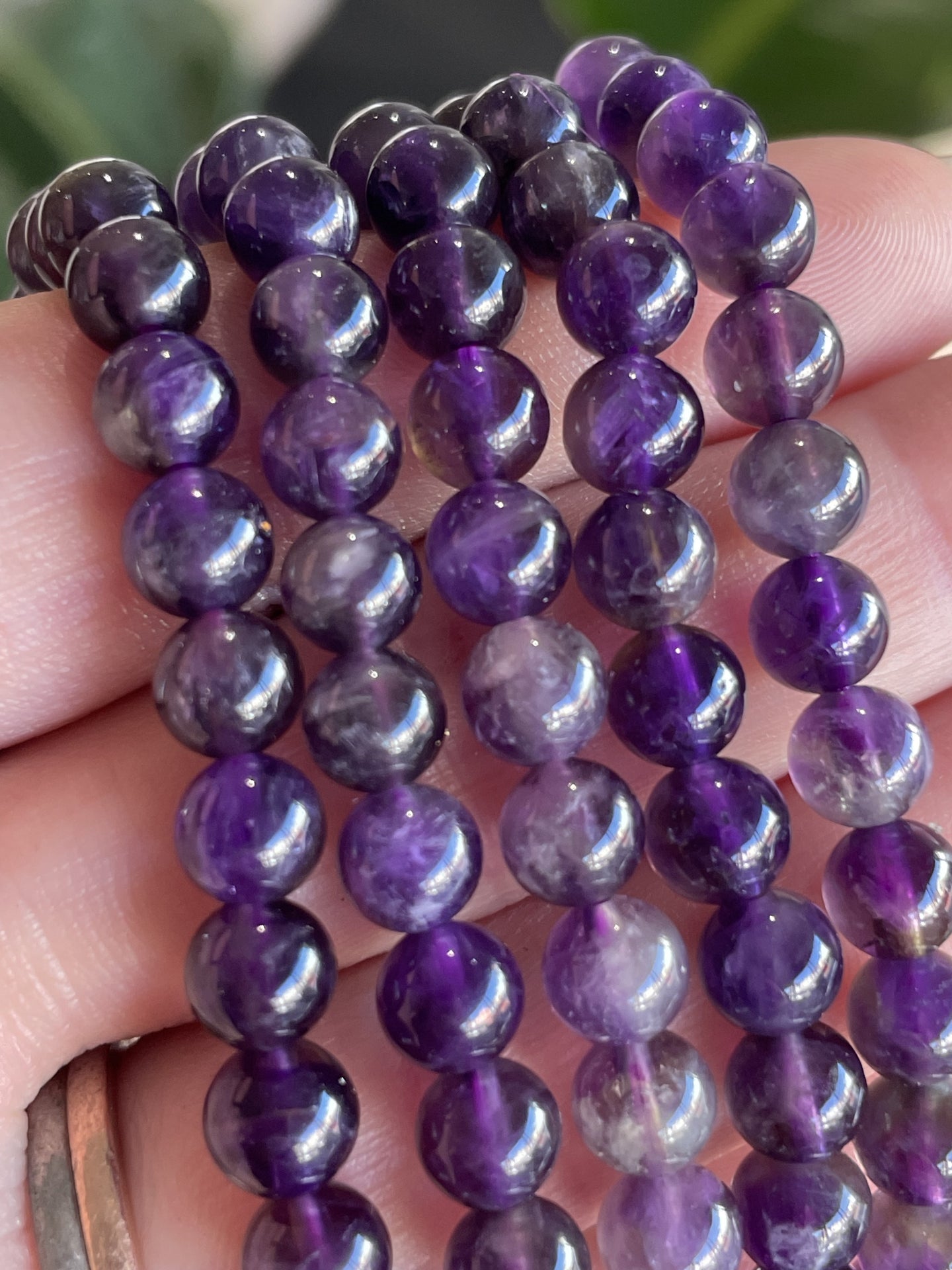 Dark Amethyst 5mm Bracelet