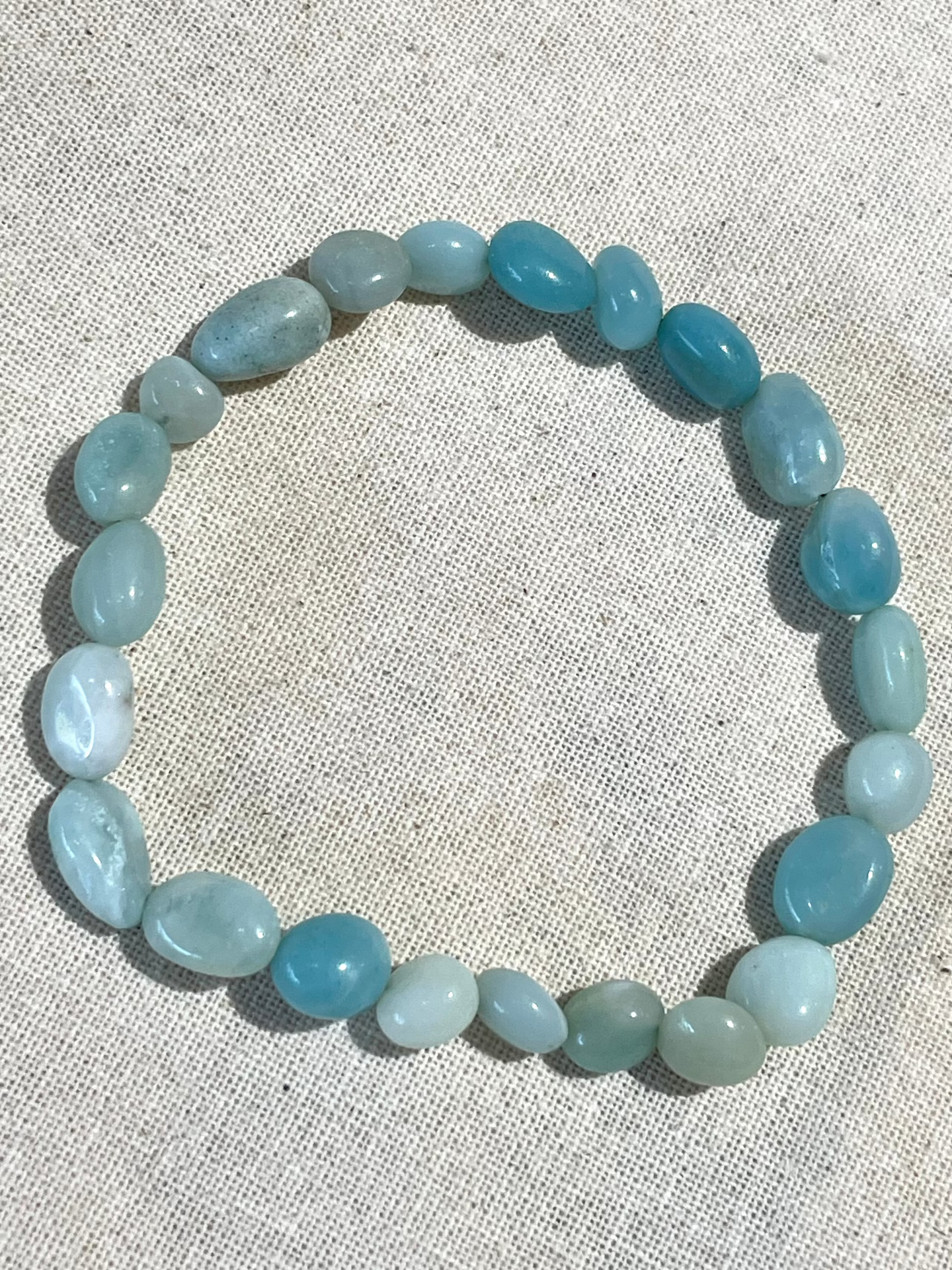 Amazonite Pebble Bracelet