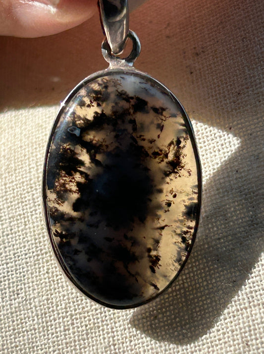 Dendritic Agate Pendant