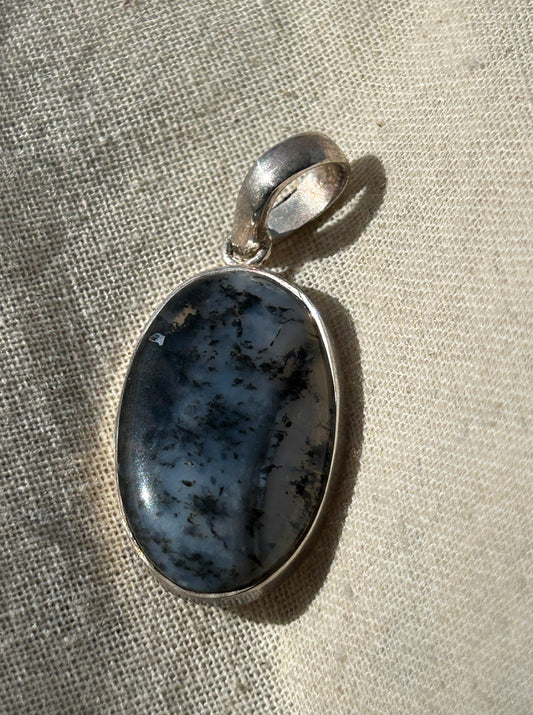 Dendritic Agate Pendant