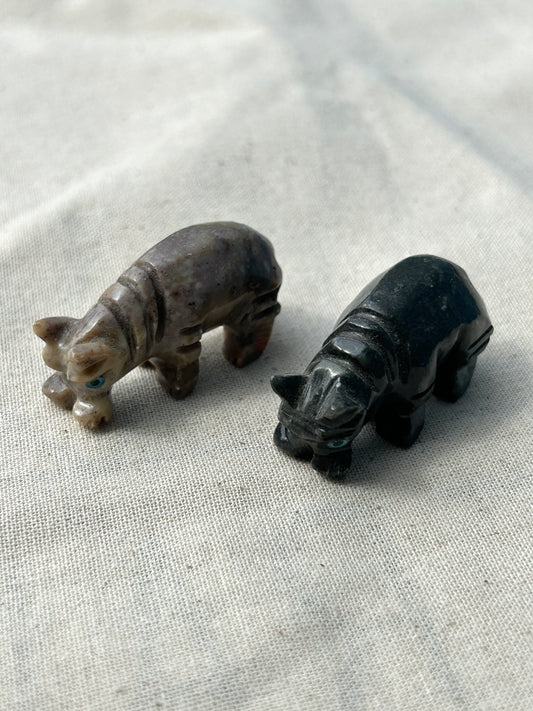 Hippopotamus Carving