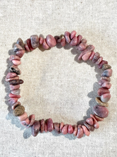 Load image into Gallery viewer, Rhodonite Chip Bracelet
