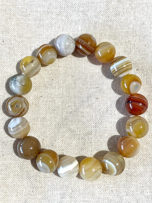 Crazy Lace Agate Bracelet 10mm