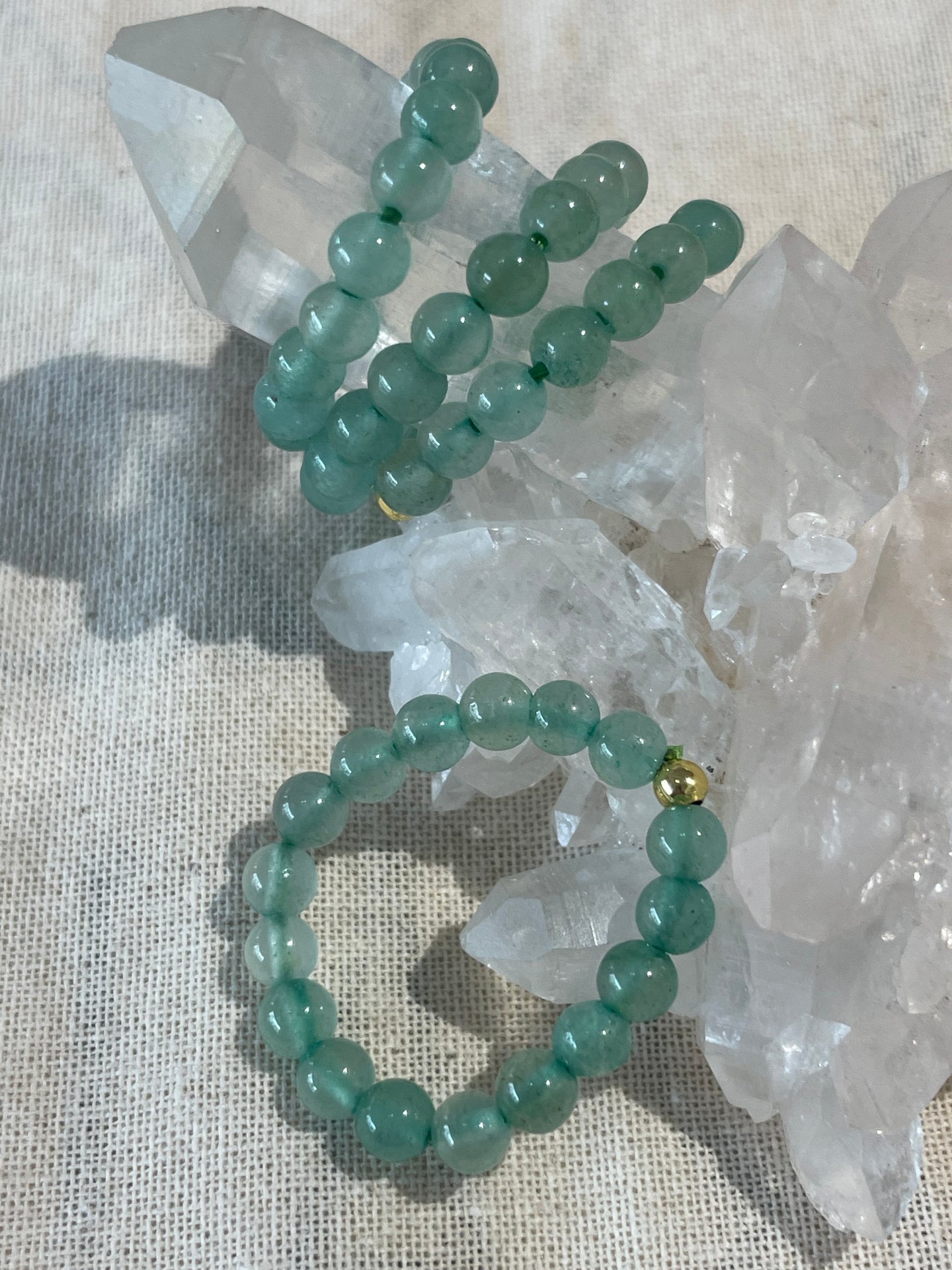 Aventurine Beaded Ring