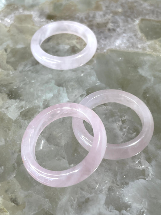 Crystal Ring - Rose Quartz