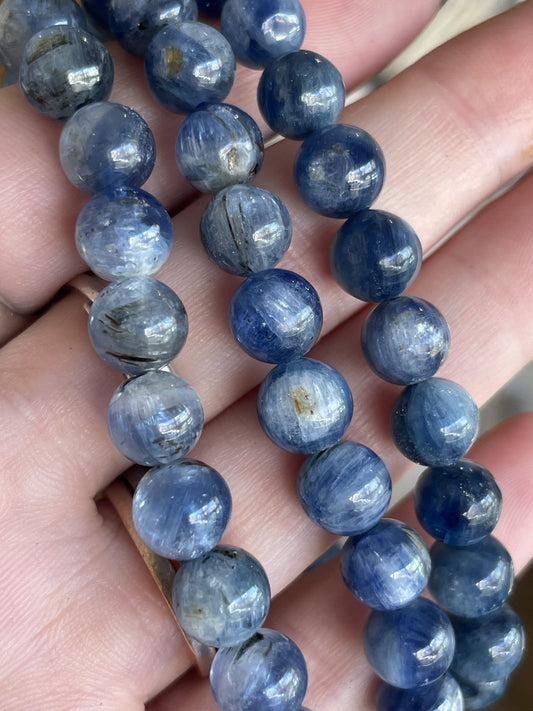 Blue Kyanite Bracelet 8mm