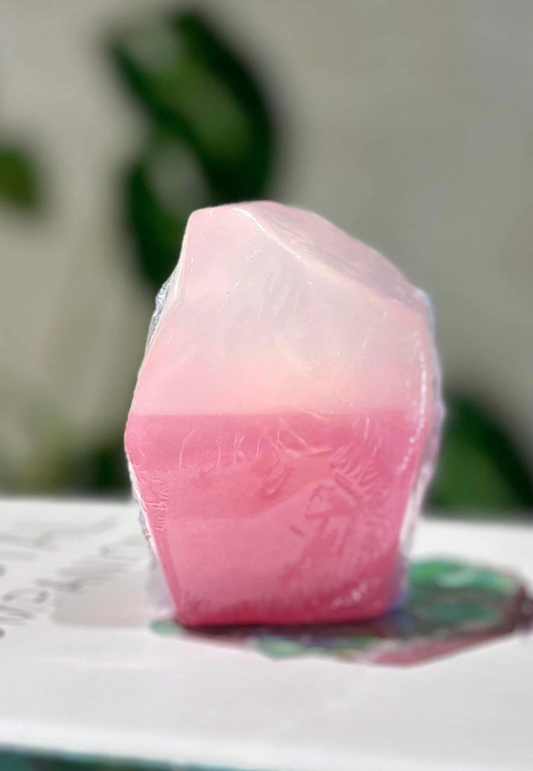 Rose Quartz Crystal Soap