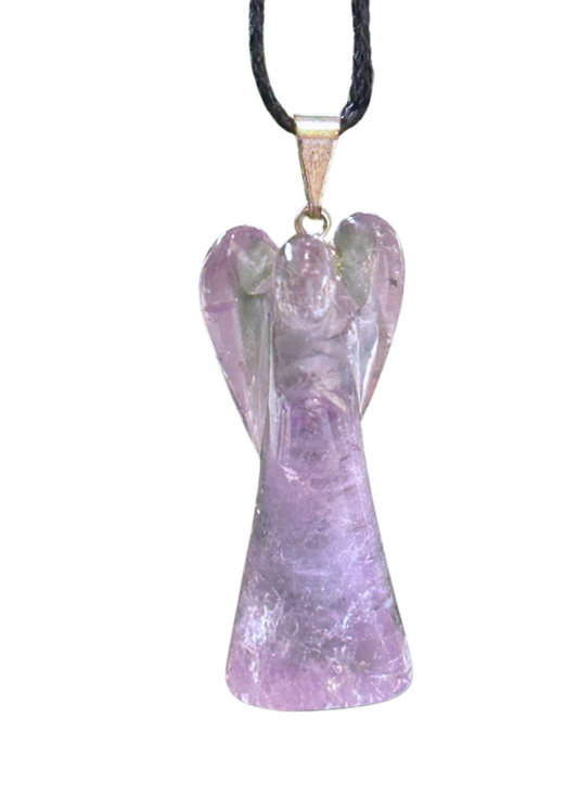 Amethyst Angel Necklace