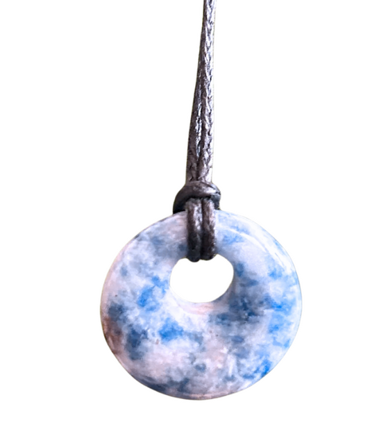 Sodalite Donut Necklace