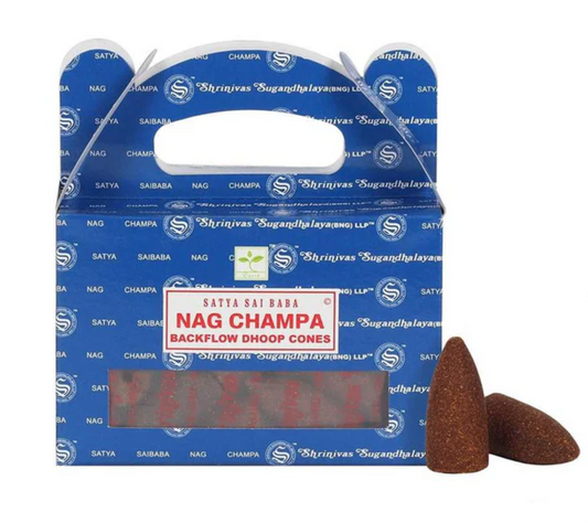 Satya Backflow Cones- Nag Champa