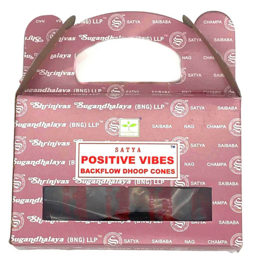 Satya Backflow Cones- Positive Vibes