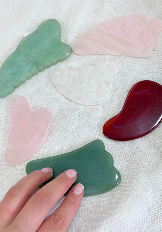 Aventurine Ridged Gua Sha Tool