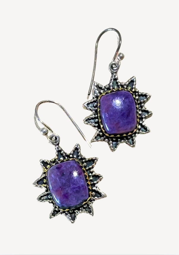 Charoite Earrings