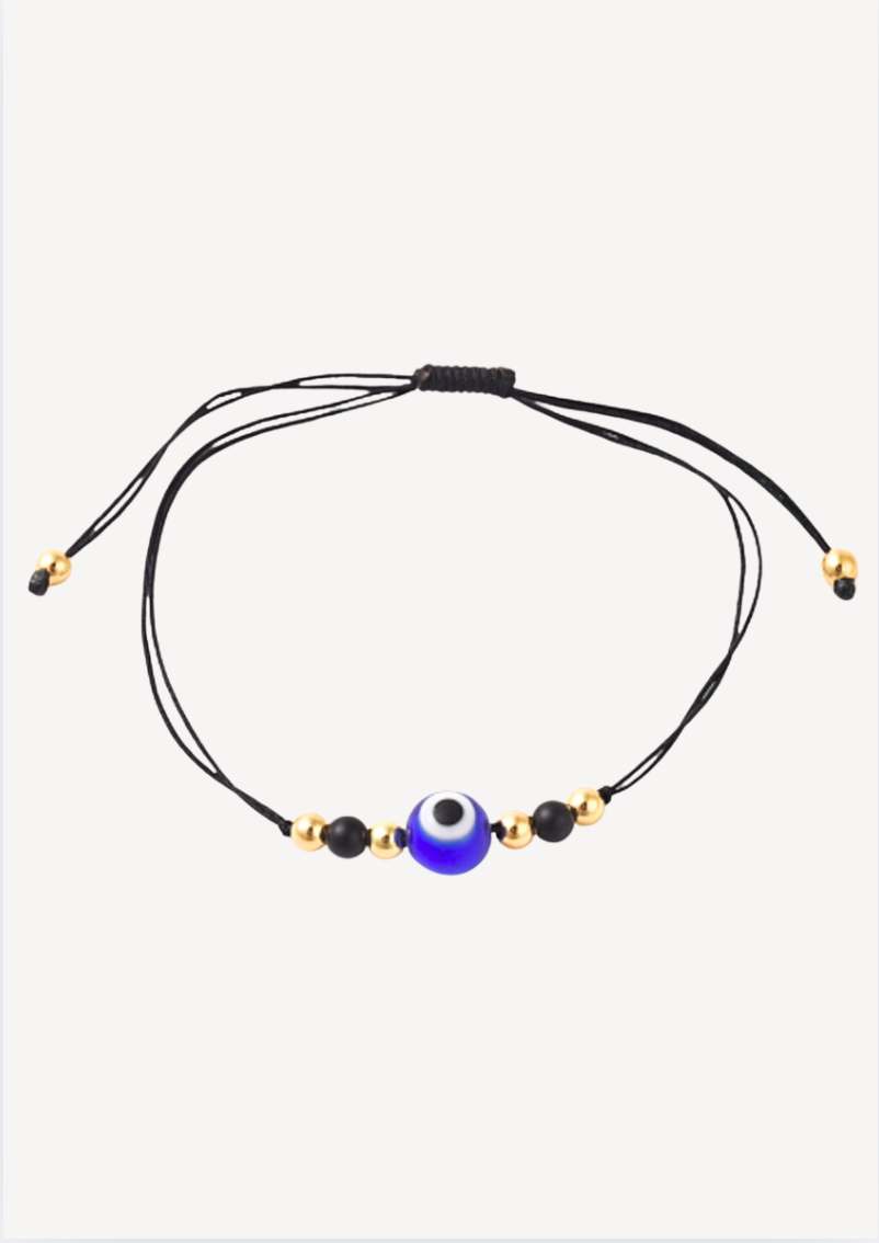 Adjustable Evil Eye Bracelet