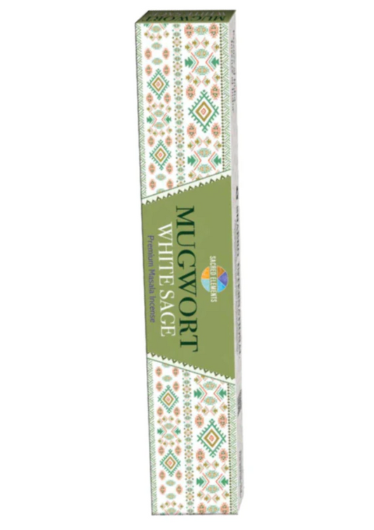 Sacred Elements Incense - Mugwort White Sage