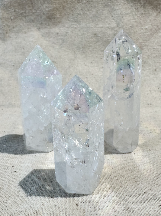 Angel Aura Lightning Quartz Point