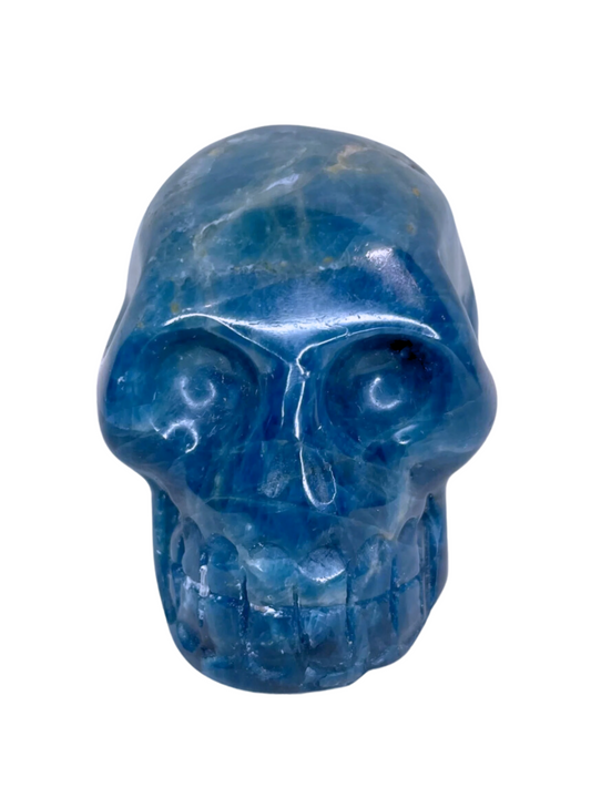 Blue Apatite Skull