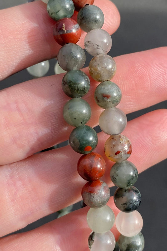 Bloodstone Bracelet 6mm