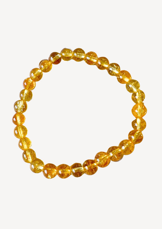 Citrine Bracelet 6mm