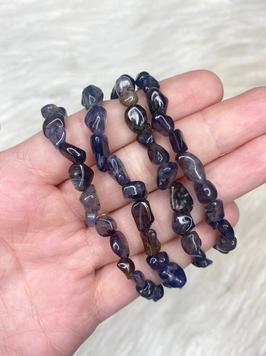 Iolite Pebble Bracelet