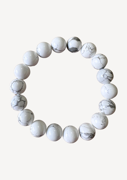 Howlite Bracelet 10mm