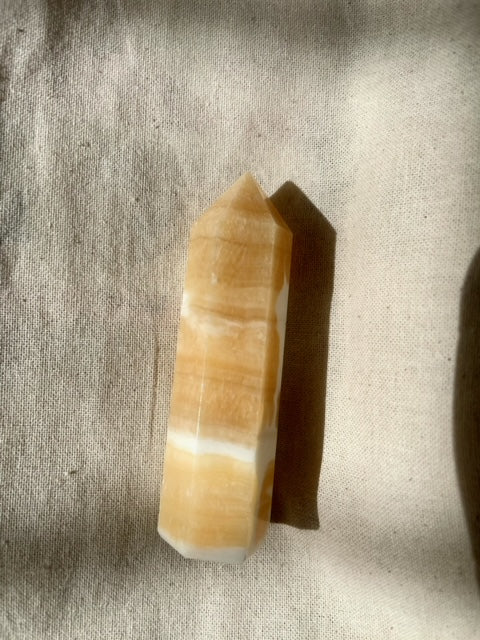 Orange Calcite Point