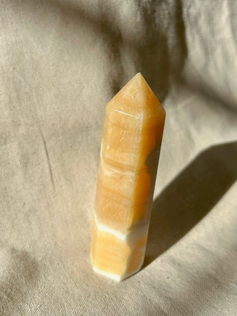 Orange Calcite Point