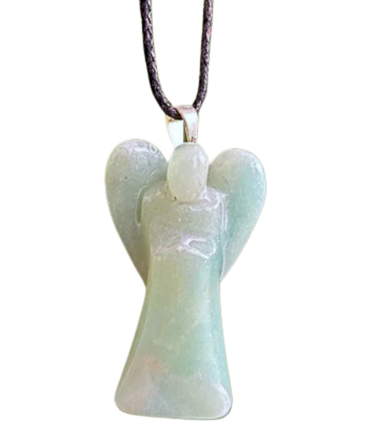 Aventurine Angel necklace