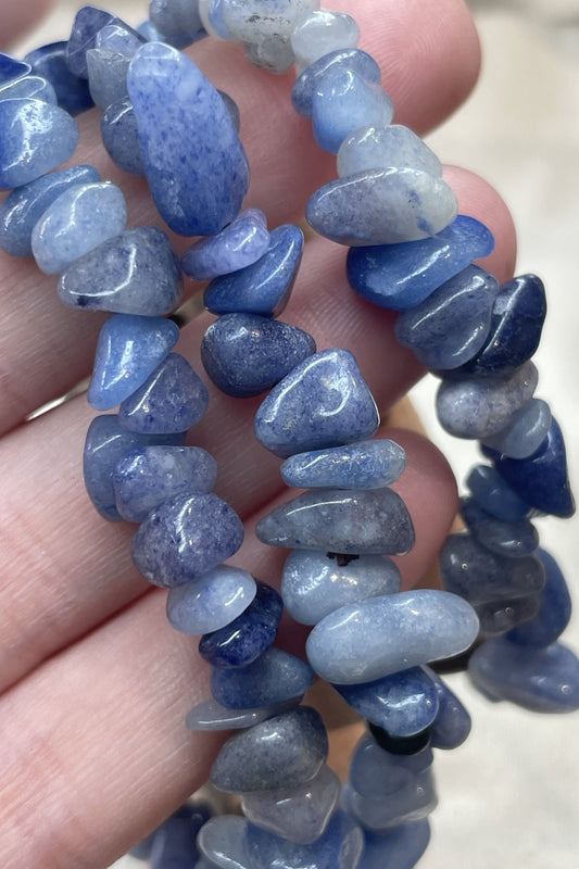 Lazulite Chip Bracelet