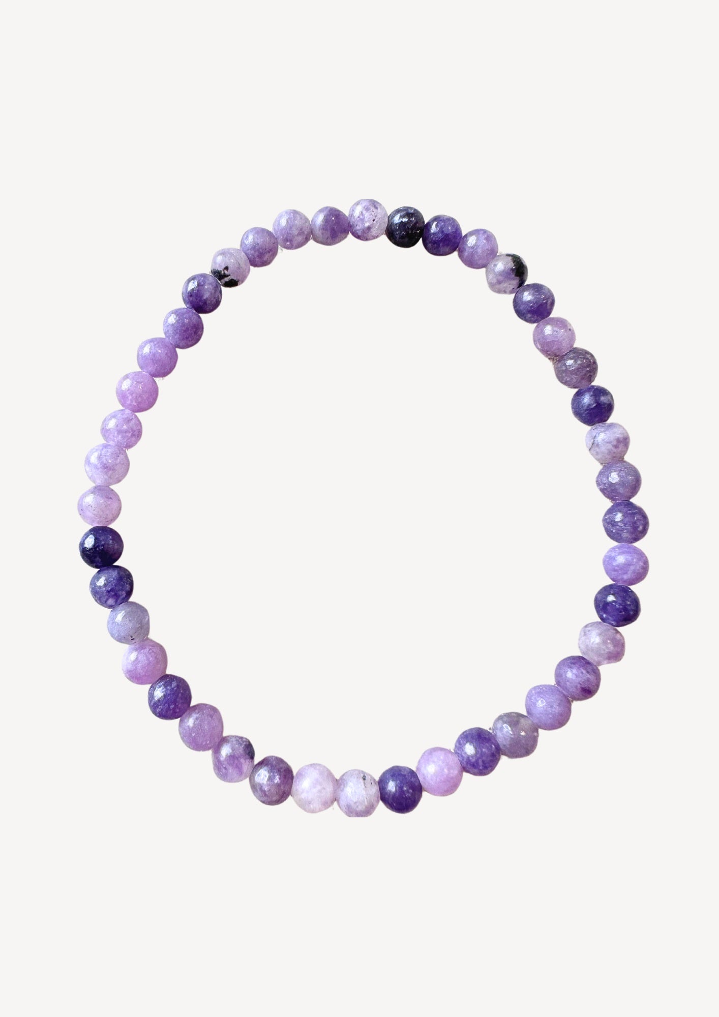 Lepidolite Bracelet 4mm