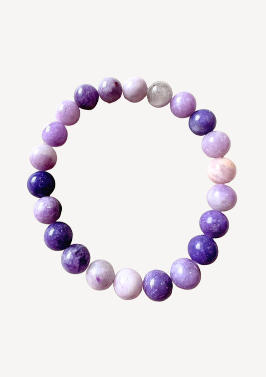 Lepidolite Bracelet  8mm