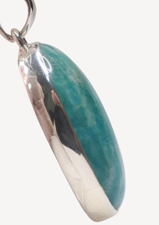 Amazonite Oval Pendant