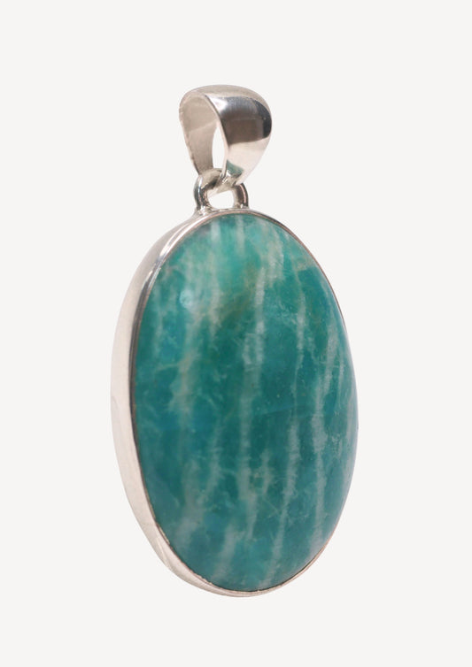 Amazonite Oval Pendant