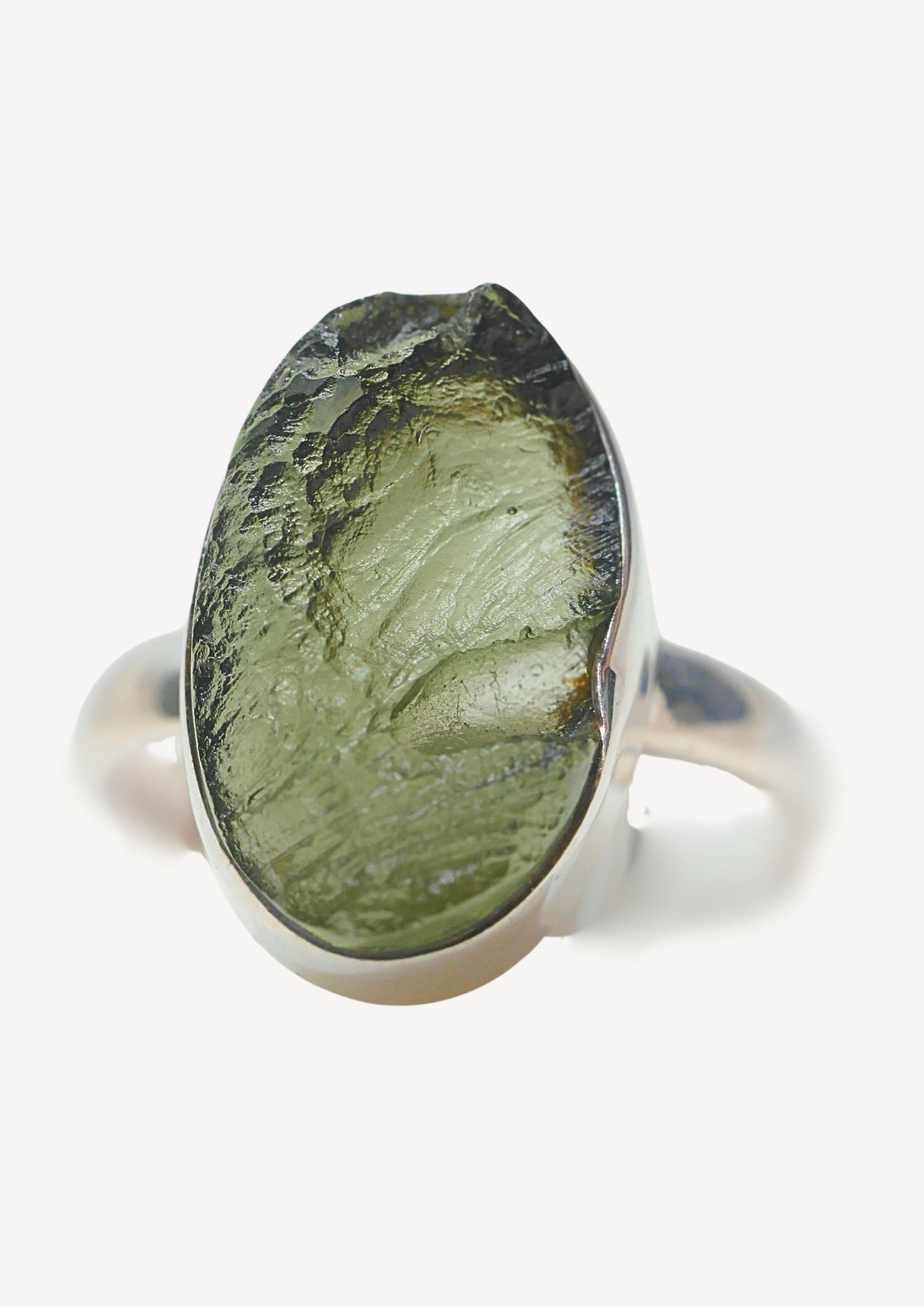 Moldavite Ring