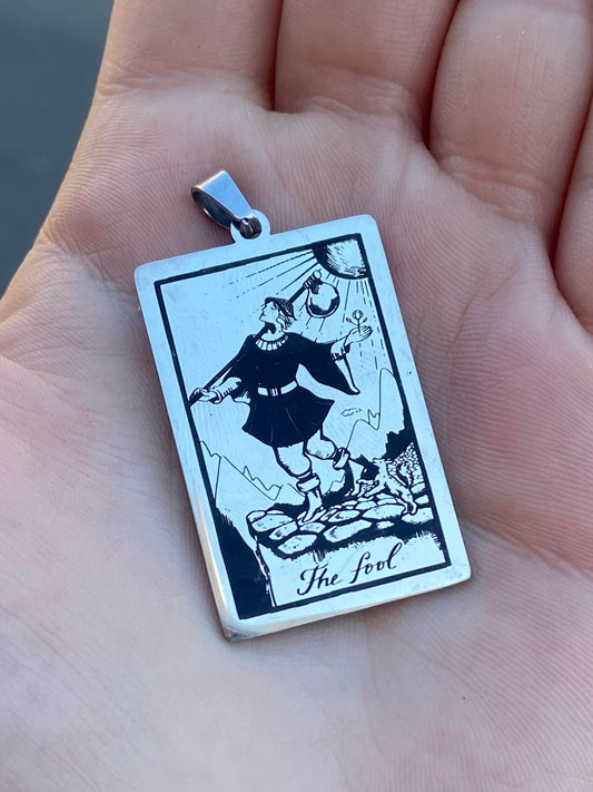 Major Arcana Tarot Pendant - Titanium