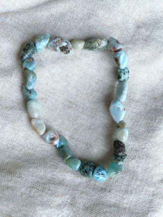 Larimar Pebble Bracelet - Small