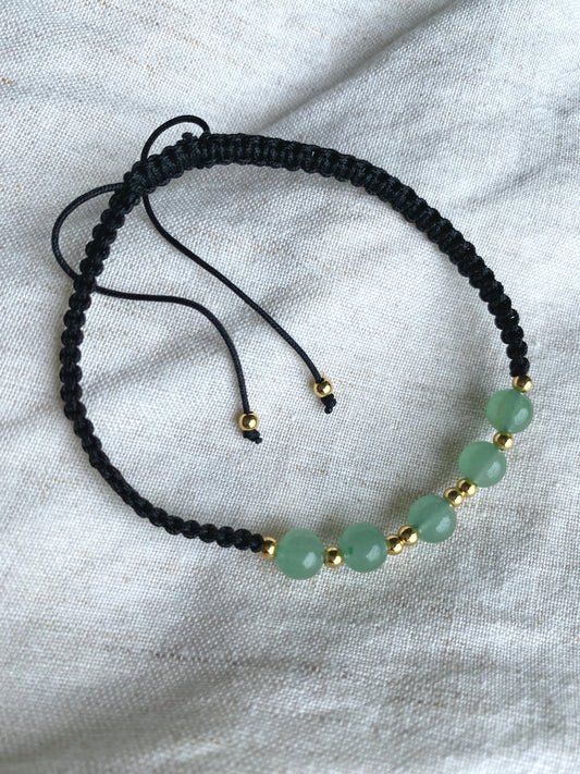 Aventurine Macrame Bracelet