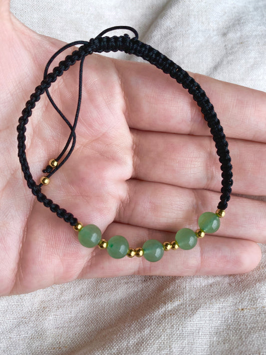 Aventurine Macrame Bracelet