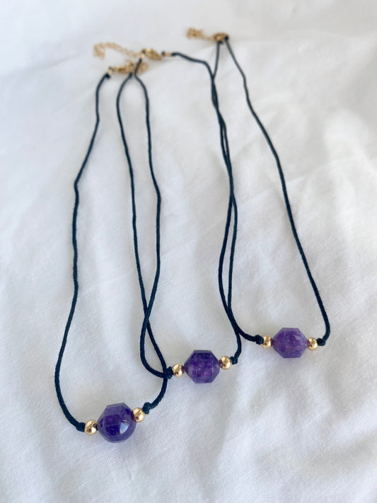 Amethyst Choker Necklace