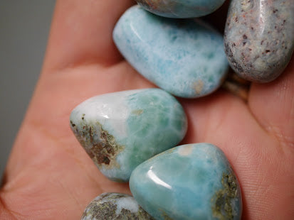 Larimar tumbled stone