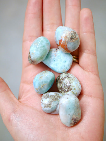 Larimar tumbled stone