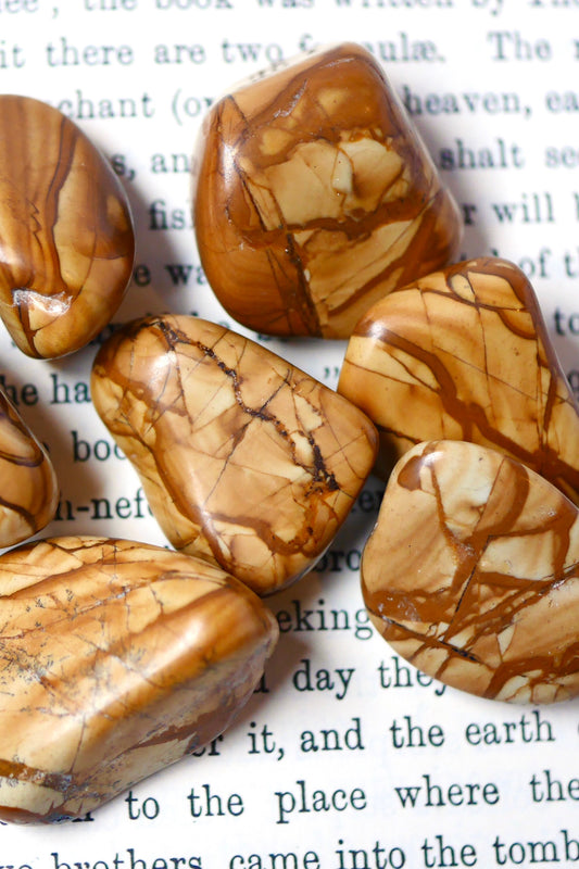 Picture Jasper Tumbled Stone