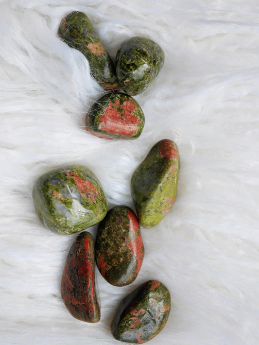 Unakite Jasper Tumbled Stone