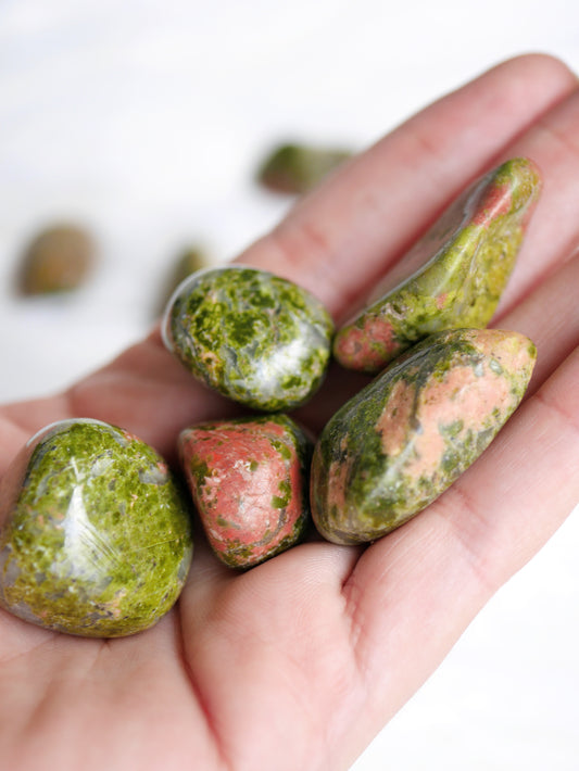 Unakite Jasper Tumbled Stone