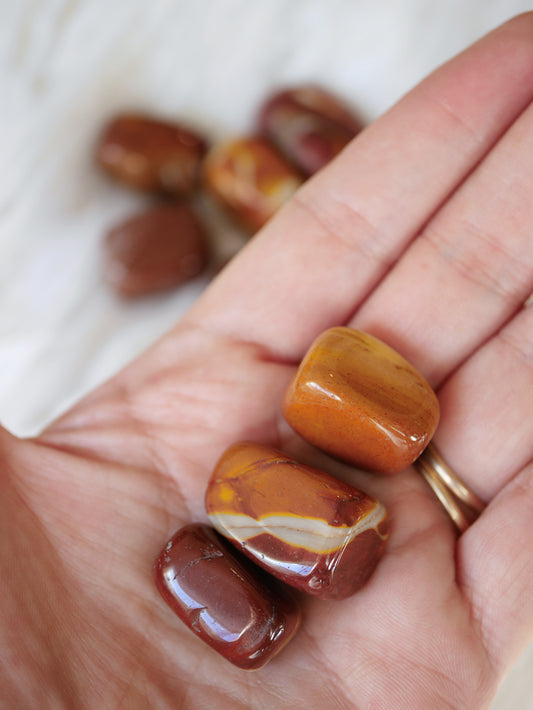 Mookaite tumbled stones